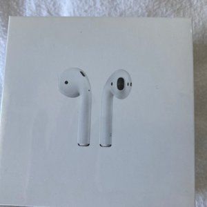AirPods with charging case.